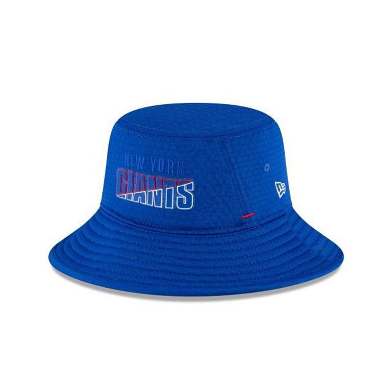 NFL New York Giants Official Summer Sideline Stretch (RJS6512) - Blue New Era Bucket Hats